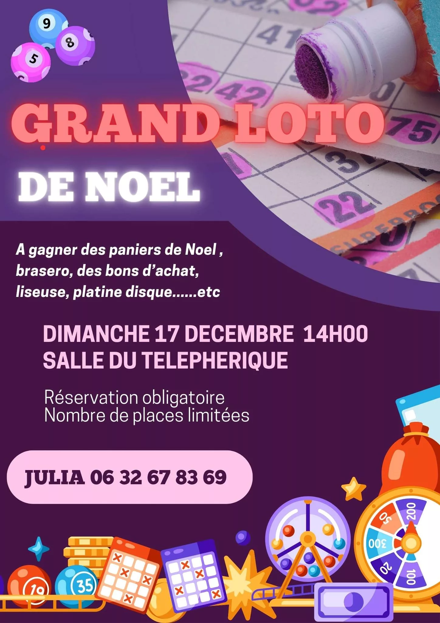 PEILLE GRAND LOTO DE NOËL Communauté de Communes du Pays des Paillons